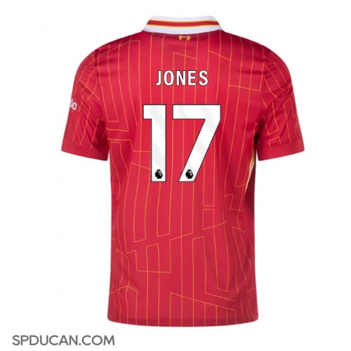 Muški Nogometni Dres Liverpool Curtis Jones #17 Domaci 2024-25 Kratak Rukav